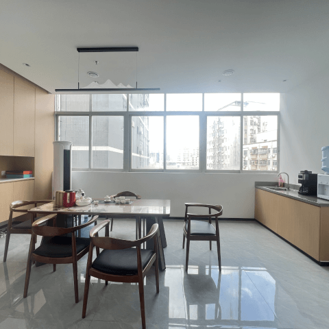 Company reception area