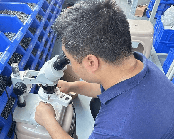 Quality inspection in progress